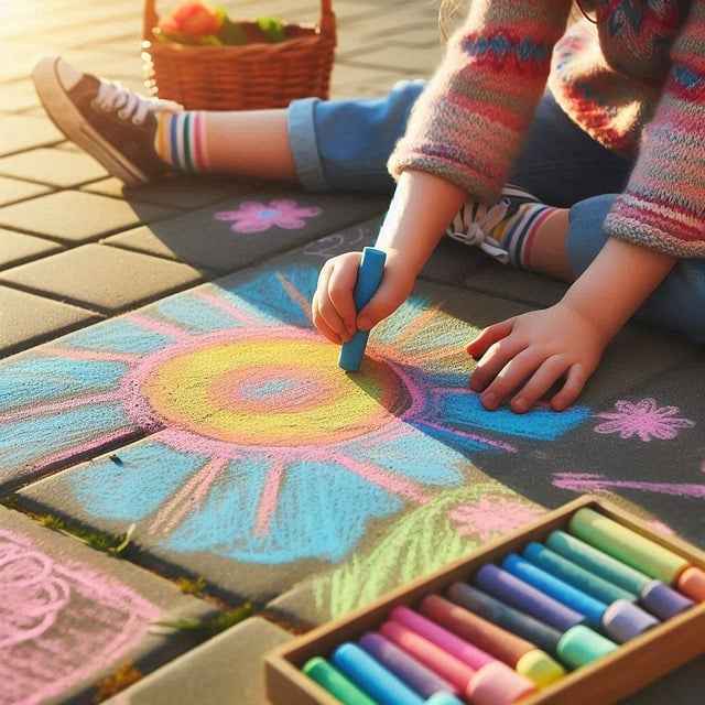 Drawing for beginners : Drawing with Chalk